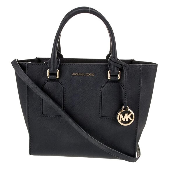 Like New Michael Kors Leather 2 way Shoulder Bag - Picture 1 of 13